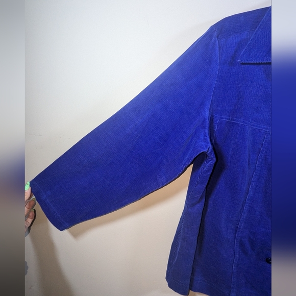 Vintage colbalt Cord shacket - Picture 5 of 5